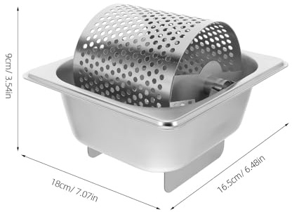 SHOWERORO Stainless Steel Butter Roller Spreader Cream Spreading Tool for Griddle Hamburger Bread Cheese Easy Spreading Corn Butter