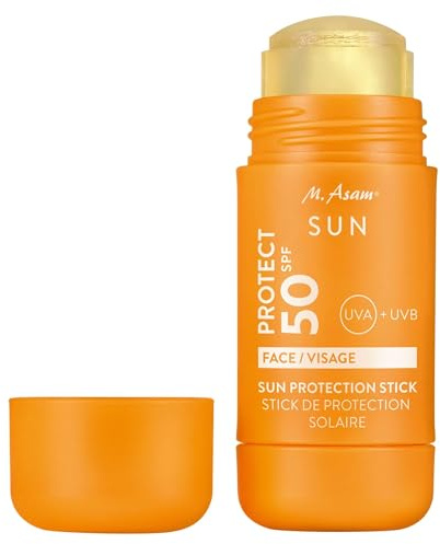 M. Asam SUN Protection Stick SPF50 (15g) - Creme Solaire Visage SPF 50, Protection Transparente, Stick Solaire 50 Visage Pour Sun Care Beauty Routine