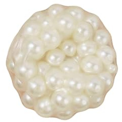 Perlen Stressball, Anti Stress Bälle mit Wasserperlen für Kinder & Erwachsene, Weiche Haptik, Squishy Quetschball zum Stressabbau, Lustiges Fidget Spielzeug Geschenk zur Beruhigung & Fokus (10CM)