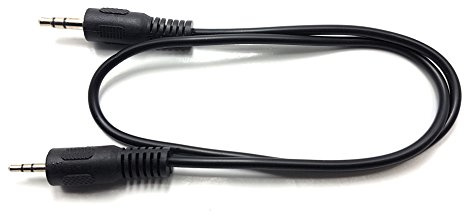 MainCore 50cm long 2.5mm to 3.5mm Stereo Audio Jack Plug Cable Cord Lead (Available in 0.50m, 1m, 1.5m, 2m, 3m) (0.50m)