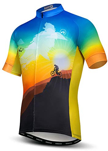 JPOJPO Cykeltröja för män, cykeltröja, kläder, kortärmad, cykel, t-shirt, toppar, män, S-3XL, 6, L