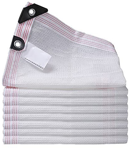 Filet anti chaleur Filet D'ombrage Bache Pour Pergola, Serre Jardin GrangÉ Voile D Ombrage Rectangulaire Toile d'Ombrage, Disponible dans Une VariÉTÉ De Tailles,blanc(Size: 3x4m/9.84x13.12ft)