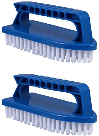 2 Stück Hand-Schwimmbadbürste für Stufen- und Eckhand- Held Bad Scrubber Fliesenschrubber Fliesenbürste für Spa, Badezimmer, Boden, , Küche, Pool Wasserlinie, Sepetrel