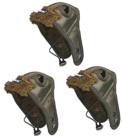 Mipcase 3stücke Pet Costume Kreative Flugzeugpilot-Hut Für Hunde Und Katzen Einstellbare Haustier-mütze Braun Für Partys Und Fotoshootings