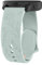 Wanme Bracelet Gravé Fleurs pour Garmin Venu/Vivoactive 3/5 Femme, Bracelet de Remplacement 20mm (Vert Clair)