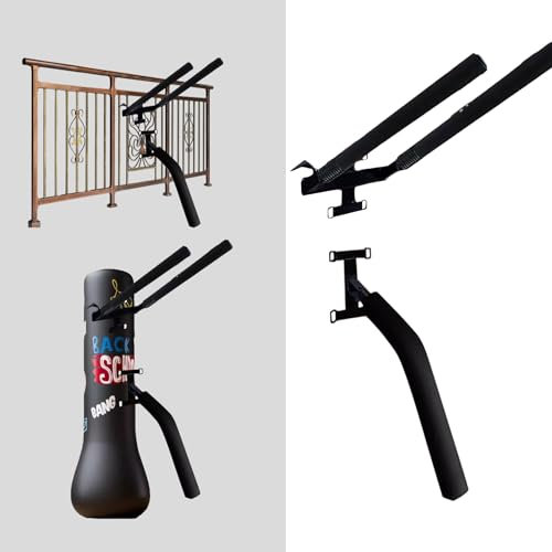Elitix Wing Chun Dummy Trainingsausrüstung für Kampfsportarten zum Üben Am Sandsack oder Zaun, Wandhalterung für Federarme und Beine zum Kung-Fu-Training, Wing-Chun-Dummies, Mannstapel(Single Spring)