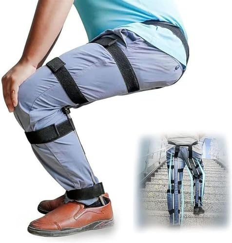 Happymiss Wearable Chair Exoskeleton Levitation Seat, Invisible Chair Wearable Exoskeleton Human Wearable Seat, Anywhere Camping Folding Stool Withstands 330lbs,M