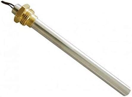 Jpshop Bougie d'allumage résistance à granulés longueur 150-160 mm, diamètre 9,9 mm, 280 W, raccord 3/8 pour poêles à granulés Karmek One, Lincar, Lms, Hongre, Vibrok, Deville