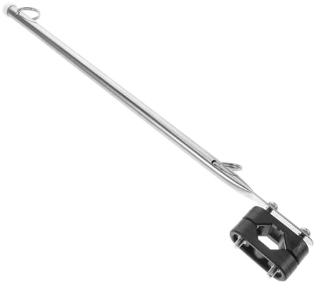 BESPORTBLE Bootsflaggenmast Ohne Bohren Halter Für Geländer-Hardware Aus Langlebigen Metallmaterialien Einfache Und Schnelle Installation Kompatibel Mit Kajak-decksbeschlägen