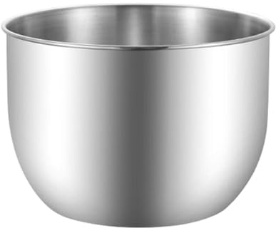 Baoblaze Stainless Steel Deep Mixing Bowl Egg Whisking Bowl with Rounded Lip Baking Accessory Serving Bowl Metal Bowl for Soup Kitchen, 24cm