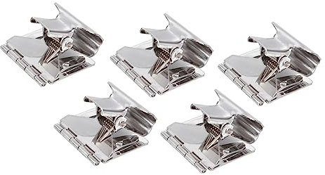WEKADRIN 5stücke Teiliges Preisschild-clips Aus Metall Vielseitige Etikettenhalter Für Supermarktregale Und Werbedisplays Stabiler Und Kompakter Klammern Zur Schnellen Preis Informationsanz