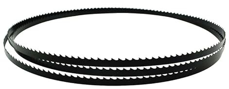88-1/8 Zoll x 1/4 Zoll breit x 14 TPI Bandsägeblatt, Bogenschnitt, 0,5 mm Dicke, schwarzes Bandsägeblatt for weiches Metall, 3 Stück