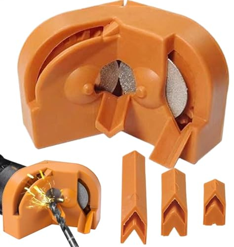 Affilatrice per punte da trapano, strumento di rettifica ad alta precisione, affilatrice di livello industriale, prestazioni in ABS resistente, ripristino efficiente delle punte, ideale per officina e