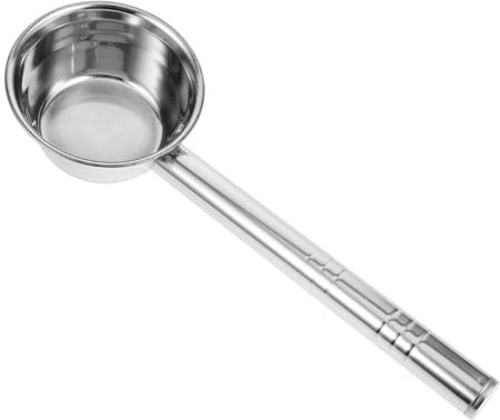Mestolo lungo Acciaio Inox 201 Fondo Piatto Argento