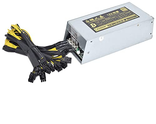 SRDRK 2000W ETH Mining Rig Netzteil 2U Single Channel Miner GPU PSU 10x6Pin Efficiency Device For BTC Antminer Bitcoin S7 S9