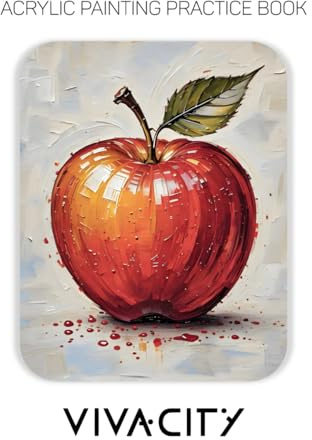 Acrylic Painting Practice Book – Vivacity: An Artistic Journey into Painting the Energetic Spirit of Autumn