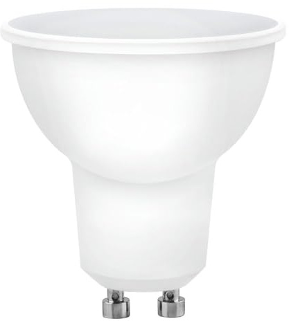 WEBMATEL Bombilla LED Dicroica GU10 10W Luz Blanca Cálida | 2700K | 950lm | 220 – 240V AC | 30000 Horas | Sustituye a Bombillas Halógenas de 100W | Ángulo de Haz 120 Grados |