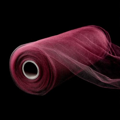 WANYI 50 Yards Tüllstoff Tüll Stoff Tüllband 15cm Breit Querbehang Gardine Hochzeitsbogen Dekostoff Vorhänge für Hochzeit Party Deko Blumenverpackung