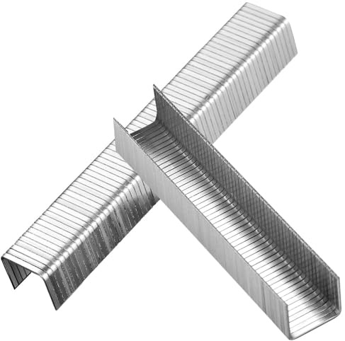 meite Tackerklammern 10-13mm, Verzinkte Klammern 10 mm Rückenbreite | J10 Serie 20 Gauge 13 mm Länge für 1013J Drucklufttacker, für Teppich, Holzarbeiten (5.000 Stück)