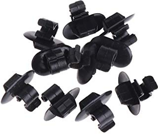 JENOR 10 clip di fissaggio in plastica per cofano, per Citroen, Peugeot, Vauxhall Vivaro