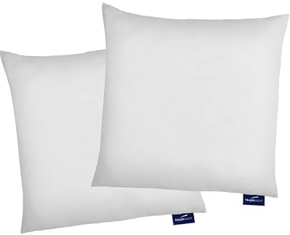 Traumnacht Green Kopfkissen Set 2x 80x80 cm | Weiche Kopfkissen mit Mikrofaserbezug | Atmungsaktiv & komfortabel | Öko-Tex zertifiziert | Pflegeleicht | Deutscher Qualitätsstandard
