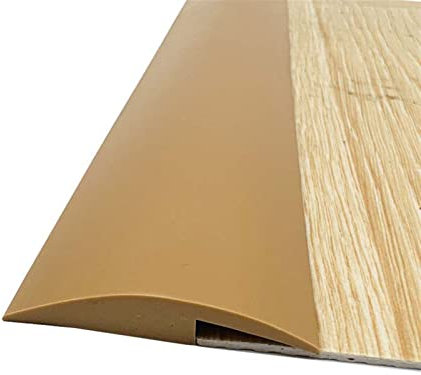Bodenübergangsstreifen, selbstklebend, Teppich- und Bodenbelags-Übergangskanten-Zierstreifen, PVC-Schwellenübergänge, geeignet for Schwellenhöhen von weniger als 5 mm ( Color : Light Brown , Size : 10