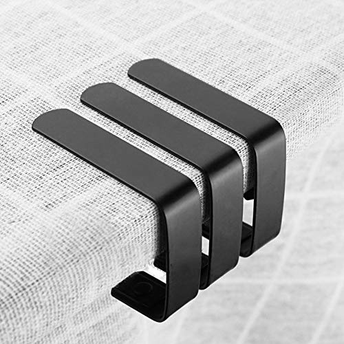 4pcs Tischdeckenklammern, Tischtuchklammern Edelstahl Tischdecke Abdeckung Clips Tischdeckenhalter Tischklammern für Parteien Picknicks Restaurants 5 * 4 cm