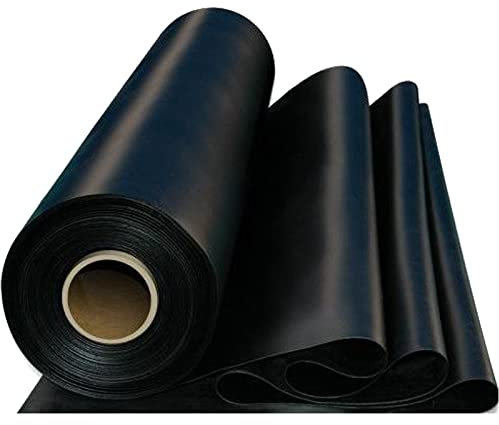 Bâche de bassin HDPE,Bâche de bassin préformée résistante aux UV, facile à découper, résistance aux températures élevées et au froid, membrane imperméable pour l'embellissement du jardin,16×22m
