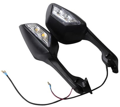 Motorradspiegel Motorrad-Rückspiegel Mit LED-Blinkern Für Kawasaki Für Ninja Für ZX-10R Für ZX10R ZX 10R 2011 2012 2013 2014 2015 Rückseitenspiegel