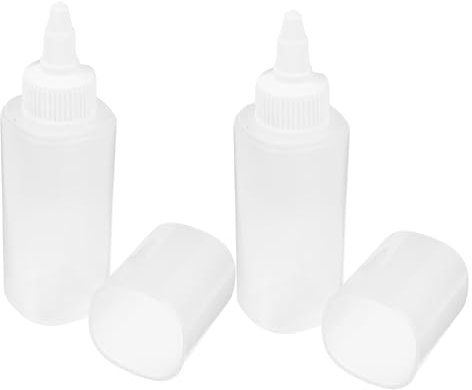 PRETYZOOM 2 Sensorische Flaschen Für Babys – Gewürz-quetschflaschen Für Unterwegs – Soßenflaschen – 120 Ml Quetschflaschen Aus Kunststoff Für Die Küche