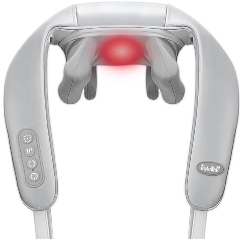 Neck Massager, Back Massager with Heat for Neck, Back, Shoulder, Foot, Leg, Use at Home, Car, Office, Gifts for Men, Women, Dad, Mother, Wife, Husband