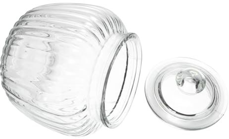 Veemoon 1stück Glaskonservierungsglas Mit Luftdichtem Deckel Transparentes Aufbewahrungsglas Für Lebensmittel Snacks Tee Und Mehr Zur Lebensmittelsicherung