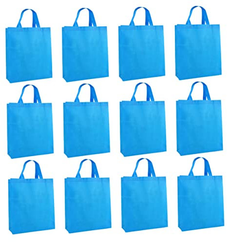GOOHOCHY 30stücke Mehrzweck-geschenktaschen Aus Vliesstoff Snack-taschen Mit Griff Einkaufstaschen Wiederverwendbar Und Umweltfreundlich Als Plastiktüten Für Transport Von Lebensmitteln