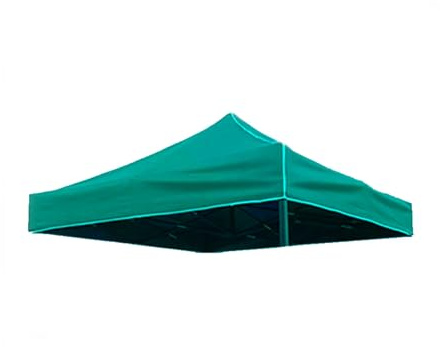 Pavillon Ersatzdach Ersatz, Wasserdichter Pavillonabdeckung，Sonnenschutz，einsetzbar Regendicht, Beständig，für Outdoor，Strand，Markt（Nur Top）(Green,2.5 * 2.5m)