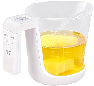 Misurino digitale – Bilancia elettronica con display LCD, strumento di misurazione preciso con schermo di facile lettura, accessorio da cucina con design leggero, gadget per bevande per casa