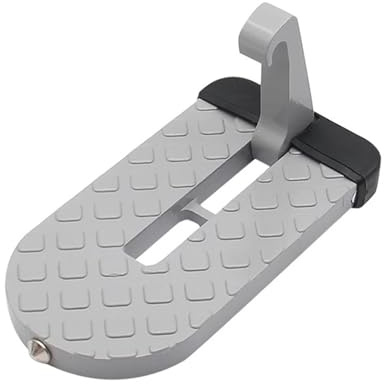 Escalón de techo plegable para coche, escalón de puerta de coche, gancho de pestillo universal multifunción, pedal de aleación de aluminio escalera techo coche(B)