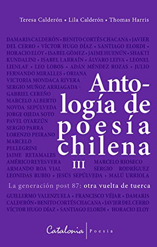 Antología de poesía chilena. Vol III. La generación post 87: otra vuelta de tuerca
