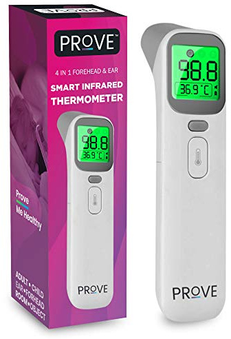 Prove Multifunction Infrared Thermometer | 4-in-1 Infrared Thermometer |Color Changing Fever Indicator