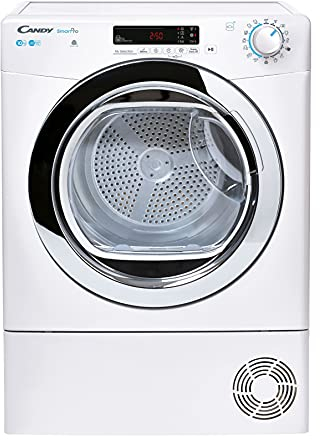 Candy Smart Pro CSOEC10DCG 10Kg Freestanding Condenser Tumble Dryer, Sensor Dry, WIFI Connectivity, White