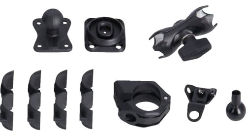 SW-Motech Universal Navi-Montagekit mit T-Lock - 22/28mm Lenker - Schwarz