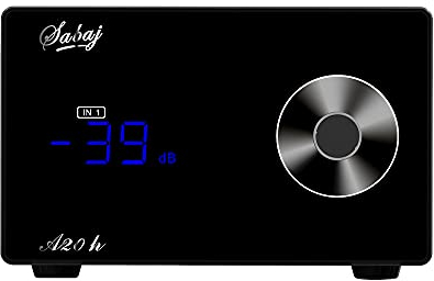 SABAJ A20h headphone amplifier High fidelity high thrust hifi desktop balanced headphone amplifier with remote control (black)