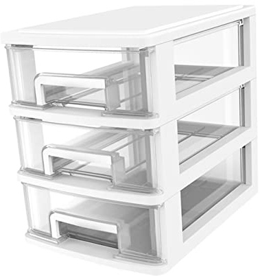 Operitacx Kücheneinheiten Schubladen Kleinigkeiten Clo-Layer-Aufbewahrungsregal Schubladen Gadgets für Schubladen Büroschmuck Durchsichtiger Schrank Home-Desktop-Schmuck – Multifunktional