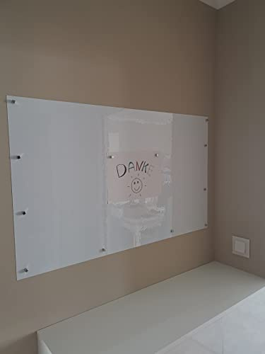 Ferromagnetische Whiteboardfolie | 20 Formate | selbstklebend & magnetisch | Eisenfolie | Magnetwand | Ferro Whiteboardfolie | Pinnwand | Farbe: Weiss (70x30cm)
