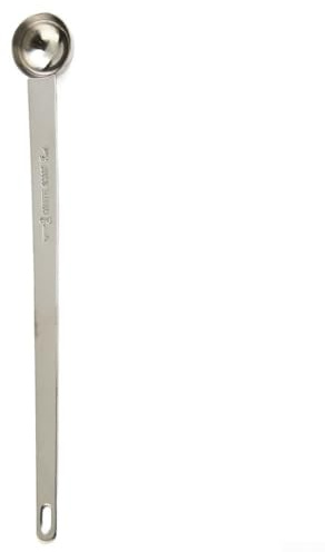 Zoegneer Cuillère à café multi-spécifications en acier inoxydable 201, cuillère à mélanger à long manche, cuillère à café transparente (5 ml)