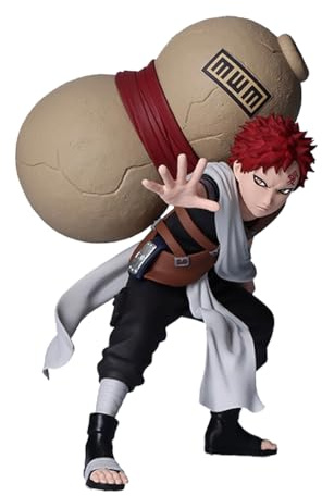 Banpresto Gaara Naruto samlarobjekt actionfigur - Vibration Stars (Gaara & Uchiha Sasuke), 12 cm - BP28550P flerfärgad, optimal för anime-fans