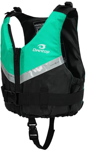 Owntop Schwimmhilfe für Jugendliche und Kinder, Leichte Schwimmjacke Unisex, Verstellbare Auftriebsweste Jacke mit bequemem Schrittgurt für Kajakfahren, Angeln, Schwimmtraining alle Wassersportarten.