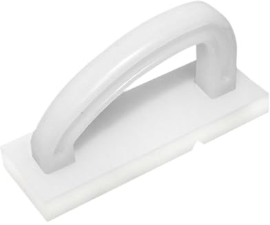 F Fityle Racloir pour Planche à découper avec Prise, Outil en Acier Inoxydable pour Cuisine et Restauration, Blanc