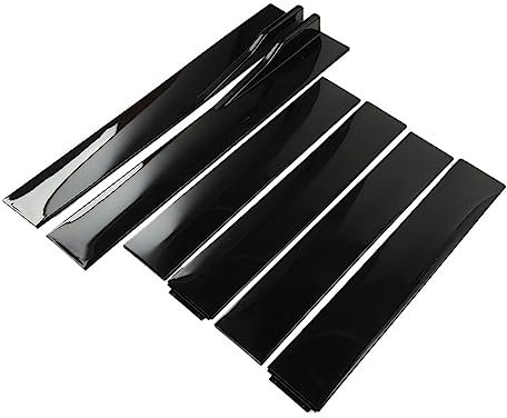 Winglet Diffusor 1 Paar 2M Für F10 F11 G30 G31 5 Serie Universal Auto Seitenschweller Verlängerung Rocker Panels Lip Splitter Schwarz ABS Auto ExteriorAccessories Seitenschweller(B-Model Black)
