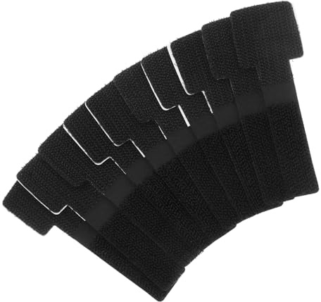jojofuny 10piezas Sujetacables Reutilizables y Autoadhesivos Para Organización De Cables Para Electrodomésticos y Cargadores Solución Práctica Para Almacenamiento De Cables