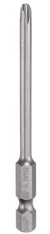 QUARKZMAN Embout De Tournevis Cruciforme #2 Ph2 3,15 Long Acier S2 | 1/4 Hex Shank, Acier S2, Magnétique Embout de Tournevis Électrique À Tête Croisée 0,157 (4mm) Tige